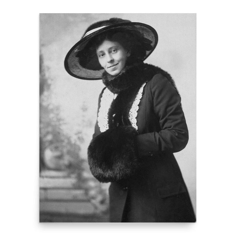 Ellen Melville poster print, in size 18x24 inches.