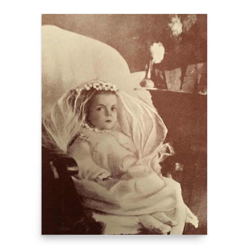 Ellen Organ poster print, in size 18x24 inches.