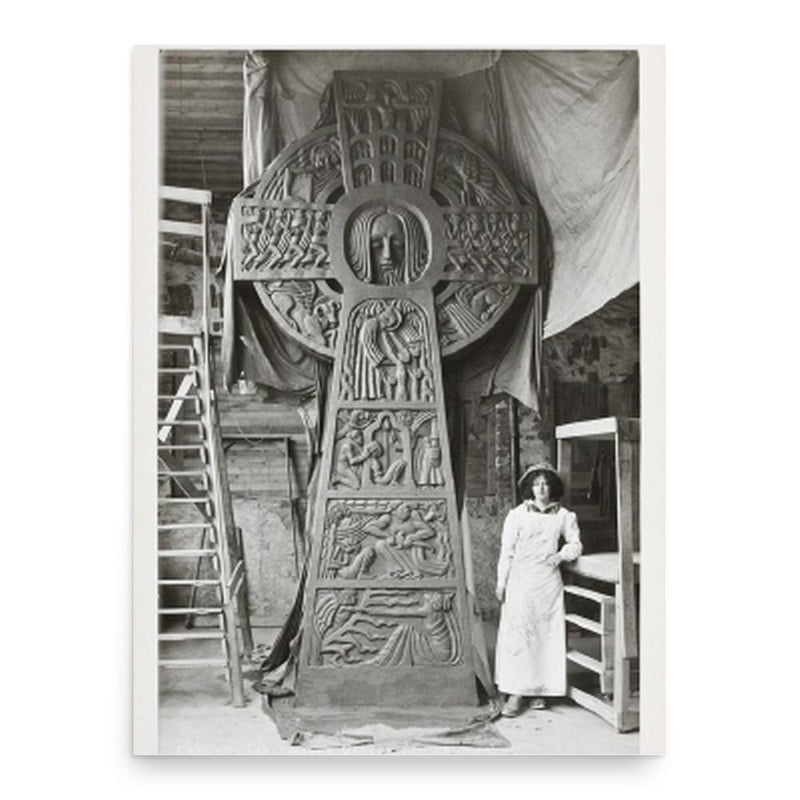 Ellen Roosval von Hallwyl poster print, in size 18x24 inches.