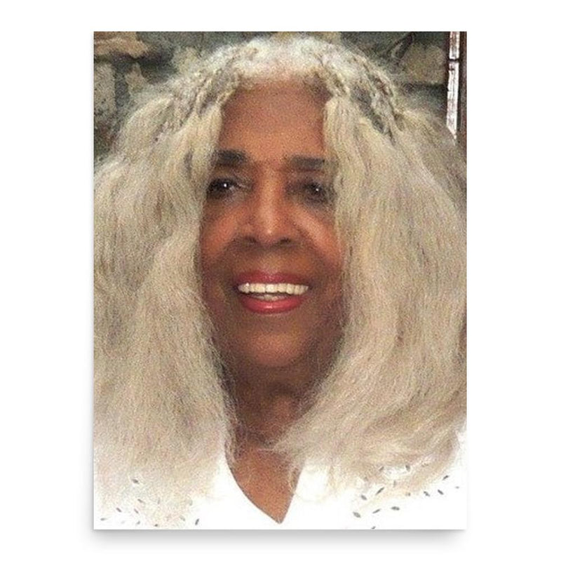 Ellen Stewart poster print, in size 18x24 inches.