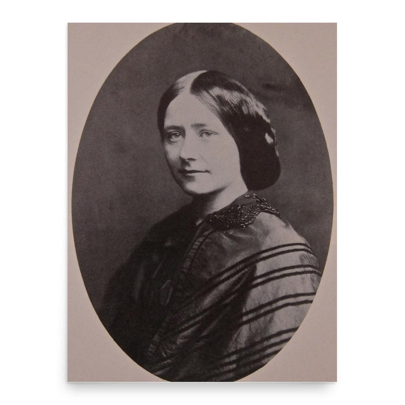 Ellen Ternan poster print, in size 18x24 inches.