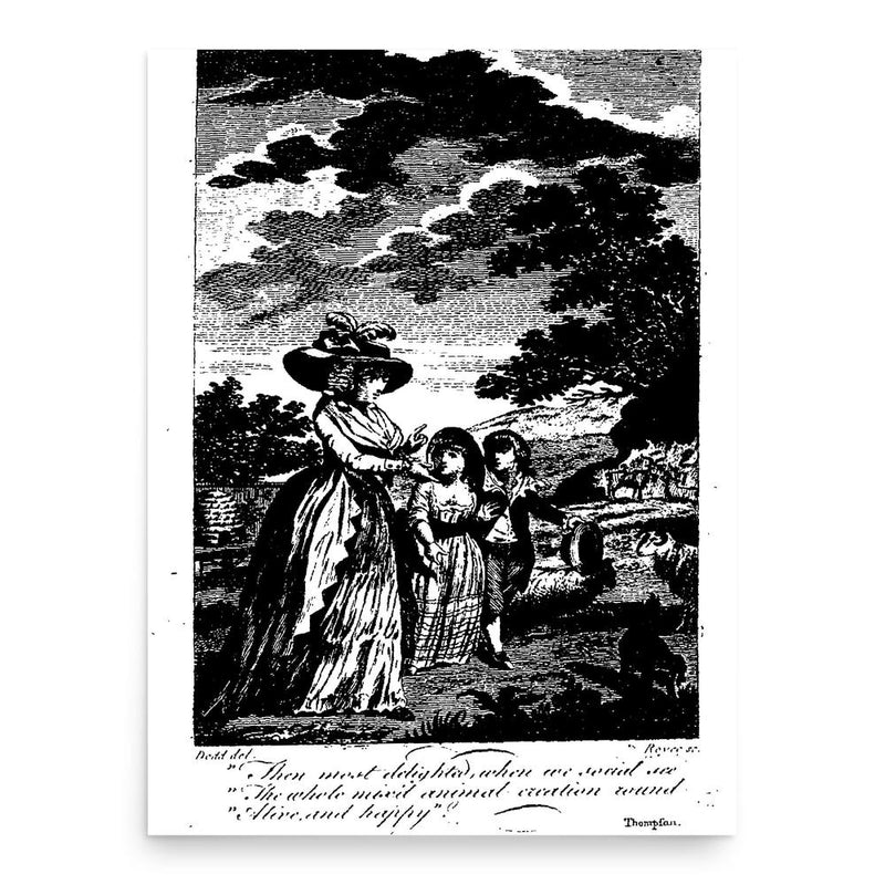 Ellenor Fenn poster print, in size 18x24 inches.