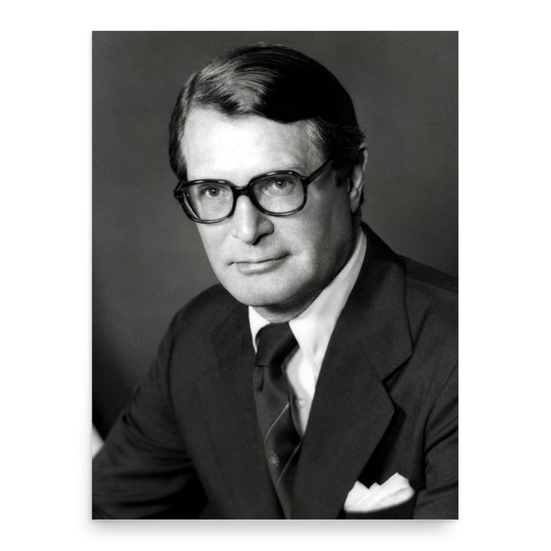 Elliot Richardson poster print, in size 18x24 inches.