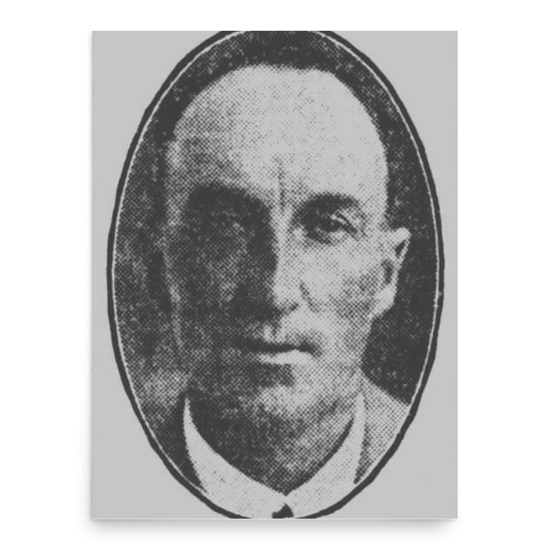 Elliott Monfries poster print, in size 18x24 inches.