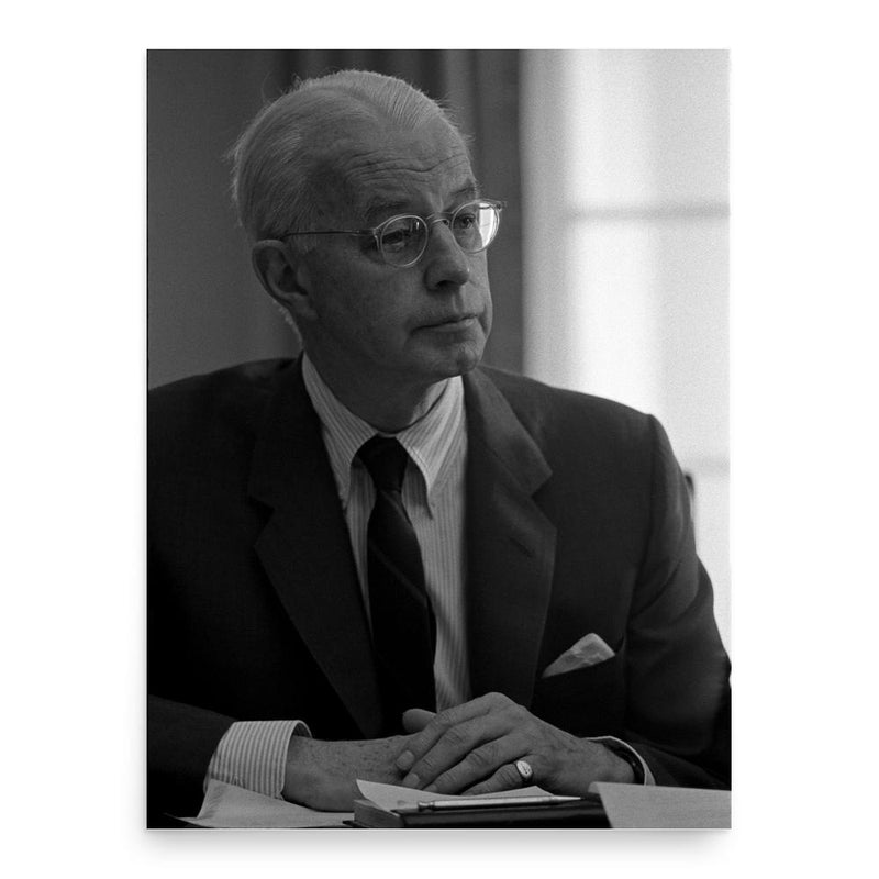 Ellsworth Bunker poster print, in size 18x24 inches.