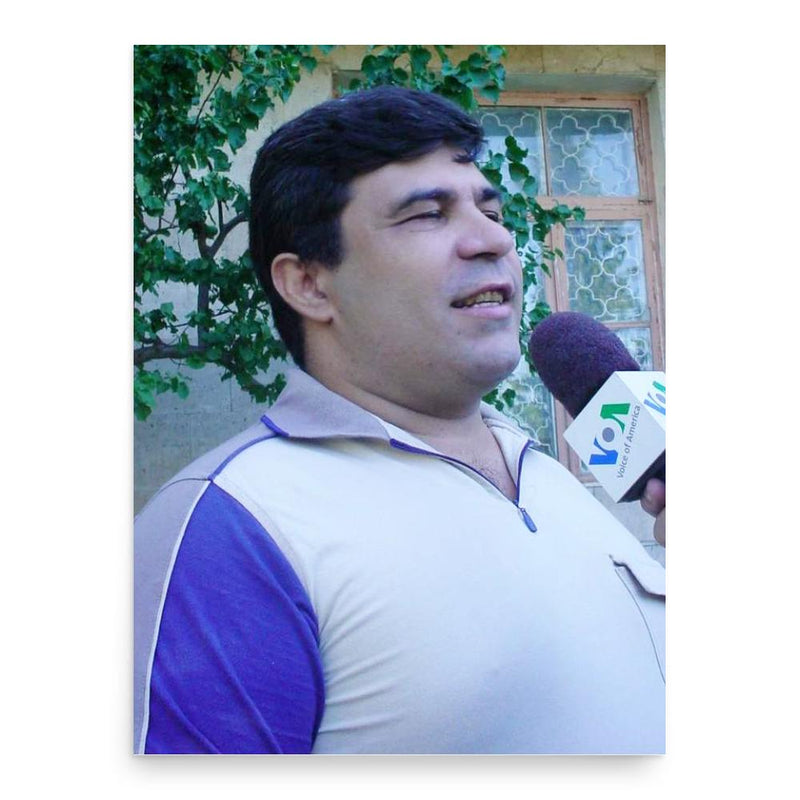 Elmar Huseynov poster print, in size 18x24 inches.