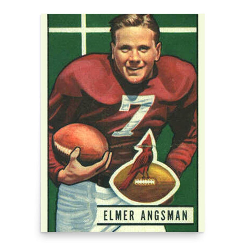 Elmer Angsman poster print, in size 18x24 inches.