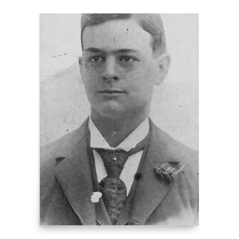 Elmer Flick poster print, in size 18x24 inches.