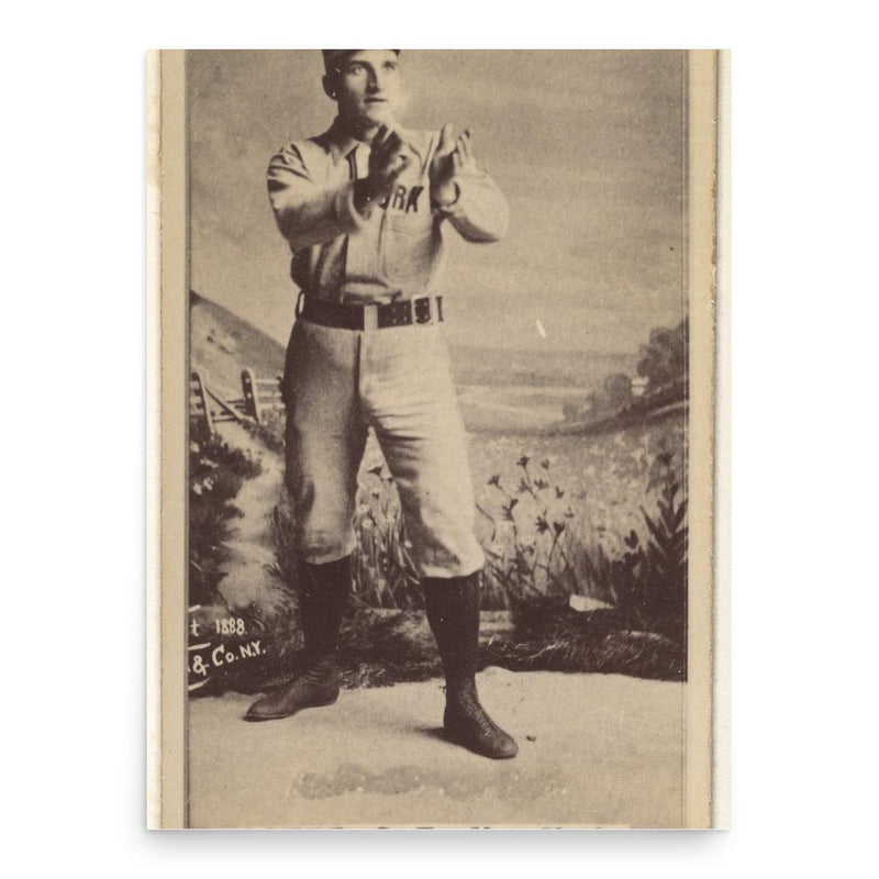 Elmer Foster poster print, in size 18x24 inches.