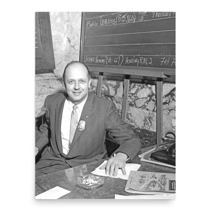 Elmer Hyppa poster print, in size 18x24 inches.