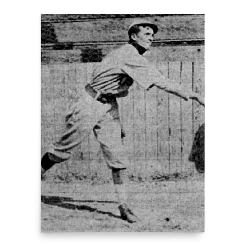 Elmer Koestner poster print, in size 18x24 inches.