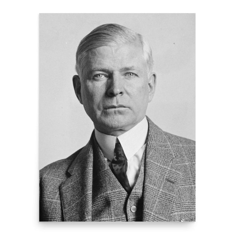 Elmer Thomas poster print, in size 18x24 inches.