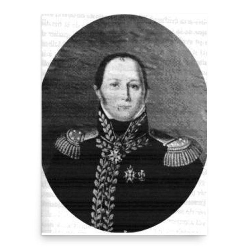 Eloi Charlemagne Taupin poster print, in size 18x24 inches.