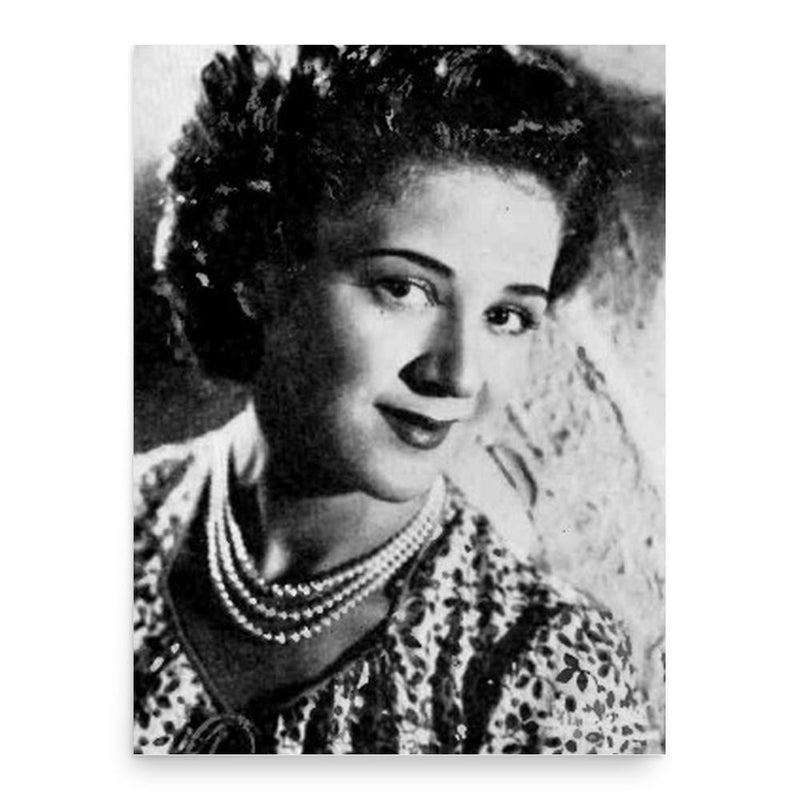 Eloise Kummer poster print, in size 18x24 inches.