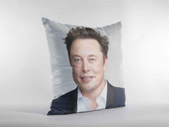 Elon Musk Throw Pillow With Insert - Noveltees