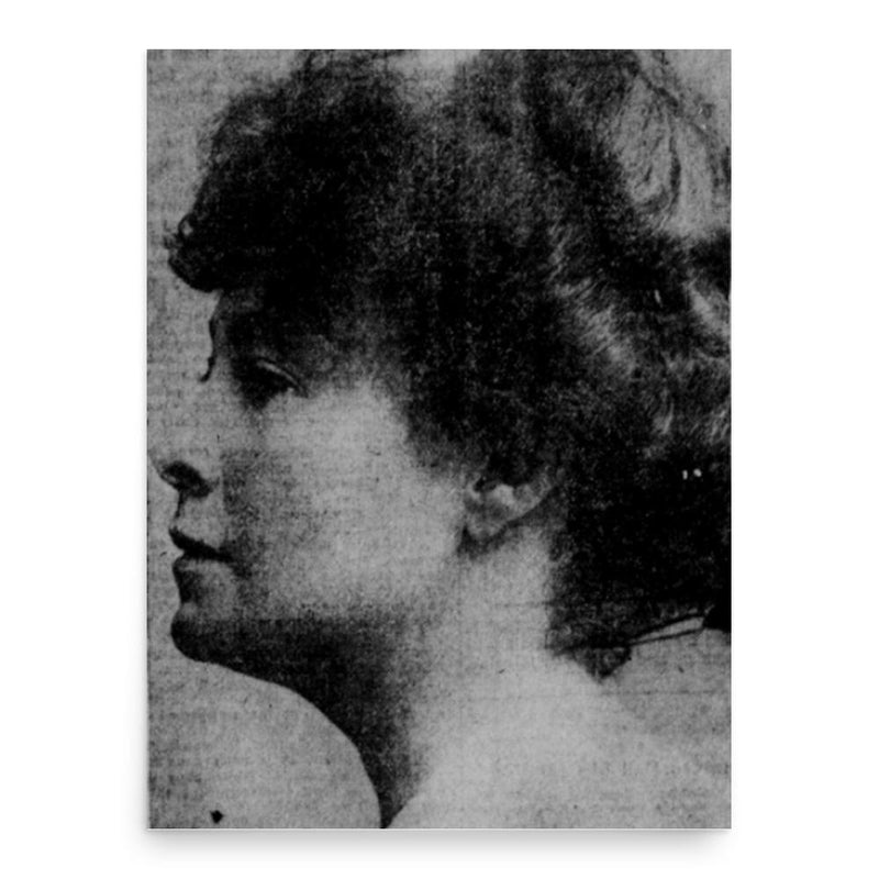 Elsa Barker poster print, in size 18x24 inches.