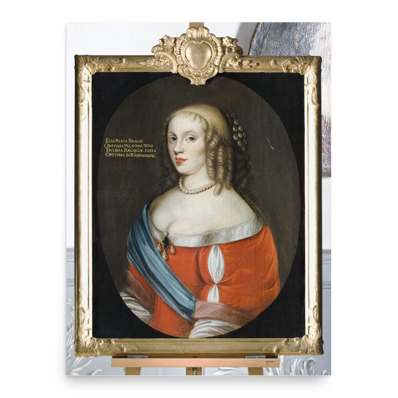 Elsa Beata Brahe poster print, in size 18x24 inches.