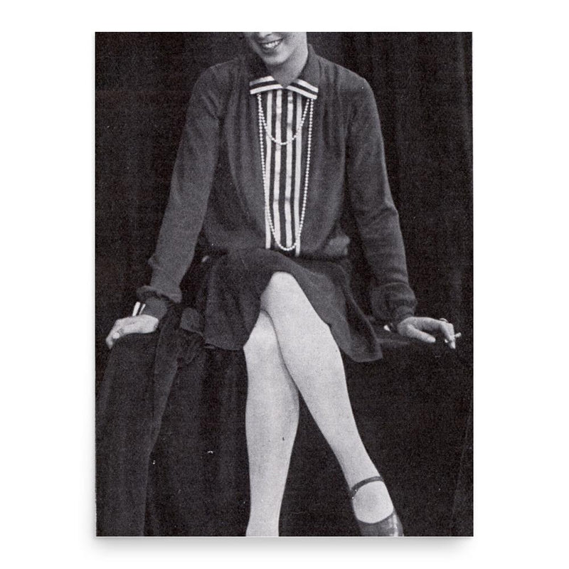 Elsa Burnett poster print, in size 18x24 inches.