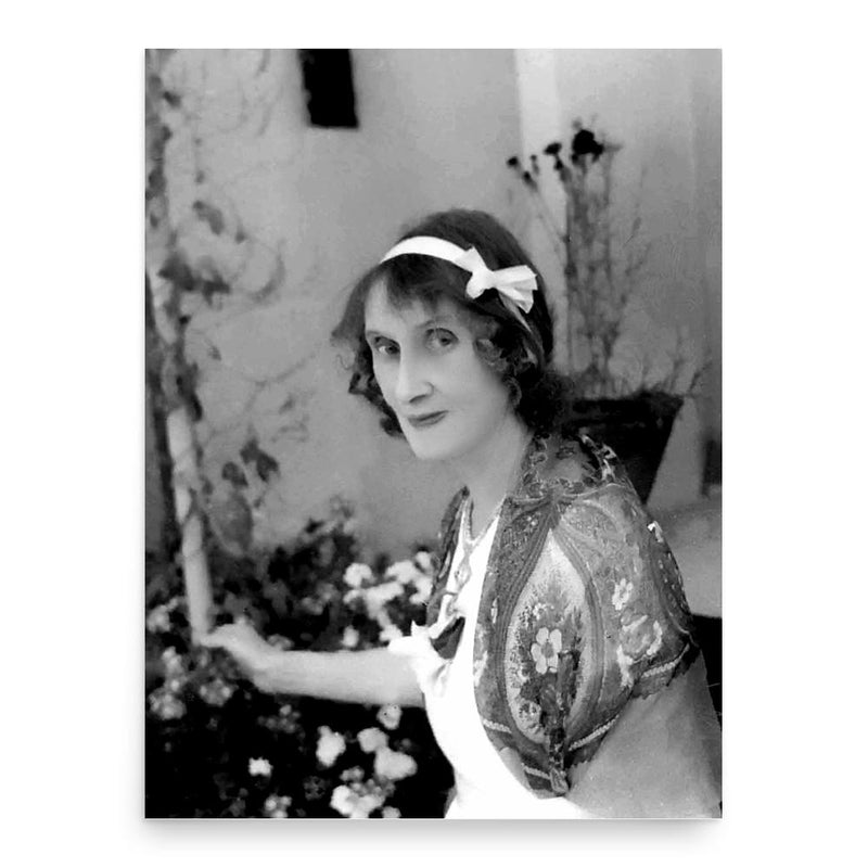 Elsa Kazi poster print, in size 18x24 inches.