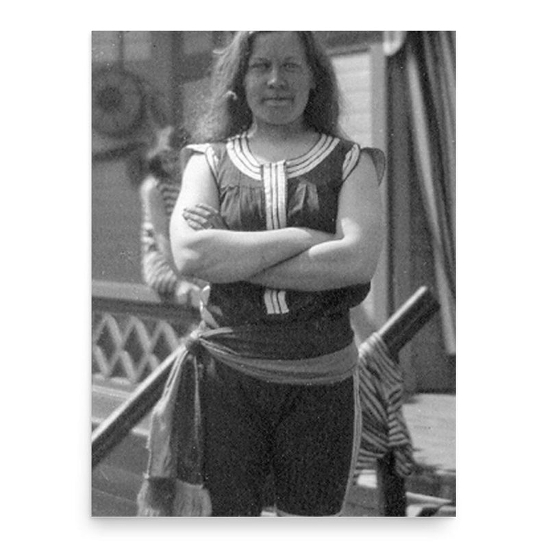 Elsa Regnell poster print, in size 18x24 inches.