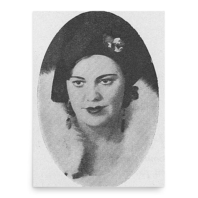 Elsa Turakainen poster print, in size 18x24 inches.