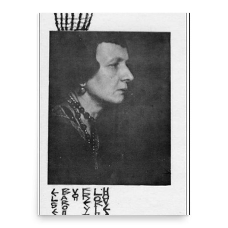 Elsa von Freytag-Loringhoven poster print, in size 18x24 inches.