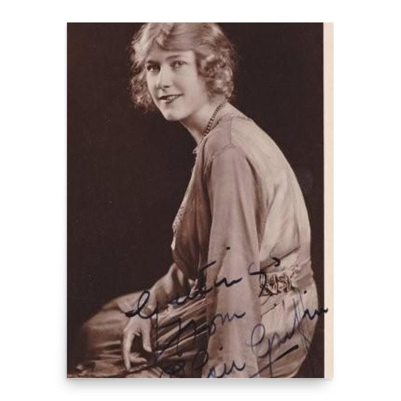 Elsie Griffin poster print, in size 18x24 inches.