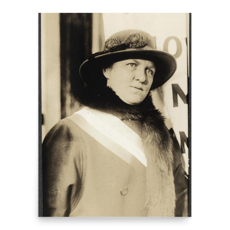 Elsie Hill poster print, in size 18x24 inches.