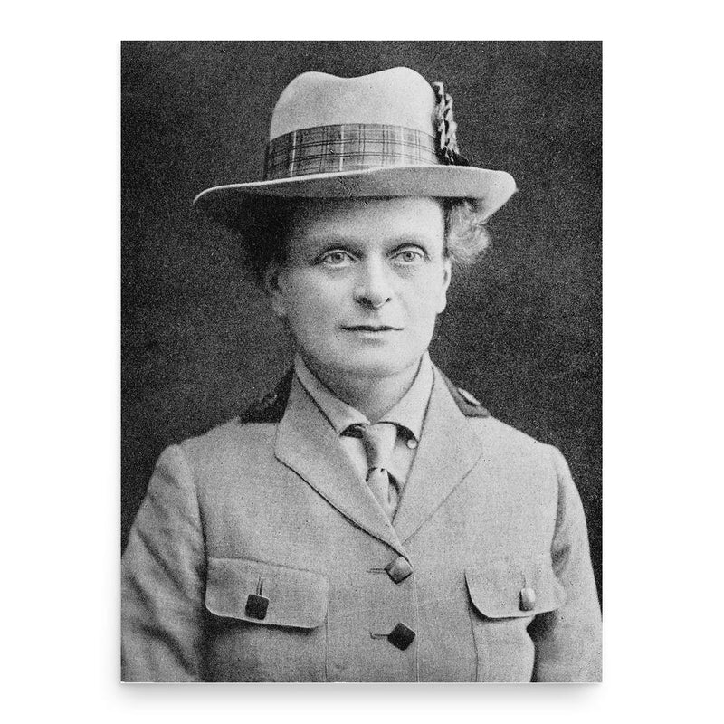 Elsie Inglis poster print, in size 18x24 inches.