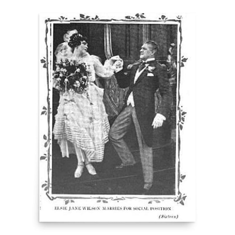 Elsie Jane Wilson poster print, in size 18x24 inches.