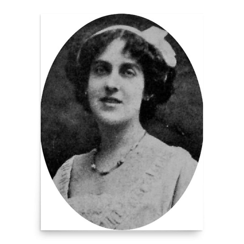 Elsie Spain poster print, in size 18x24 inches.