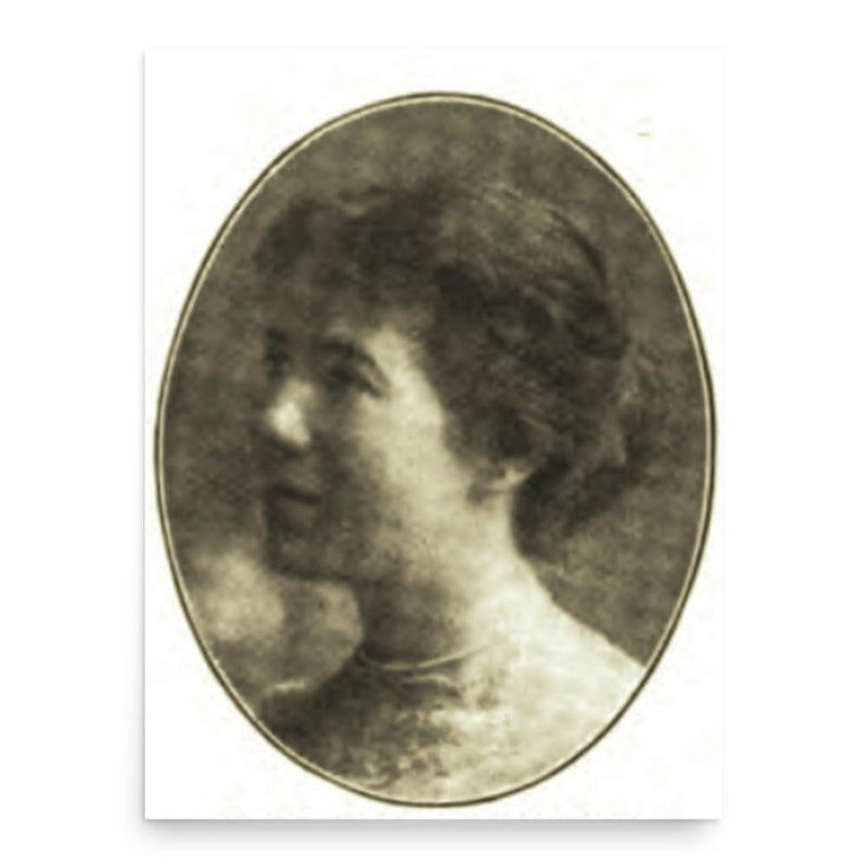 Elsie Zimmern poster print, in size 18x24 inches.