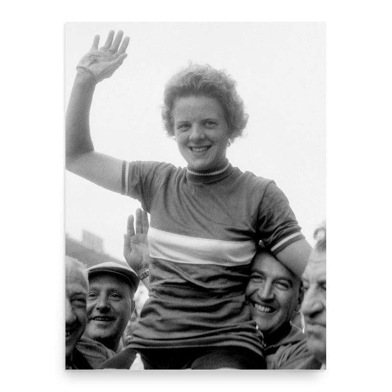 Elsy Jacobs poster print, in size 18x24 inches.