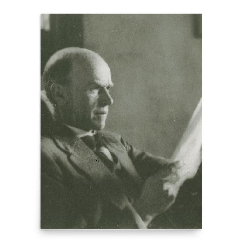 Elton Mayo poster print, in size 18x24 inches.