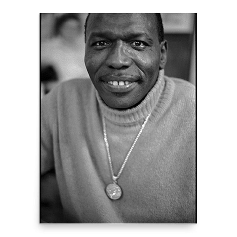 Elvin Jones poster print, in size 18x24 inches.