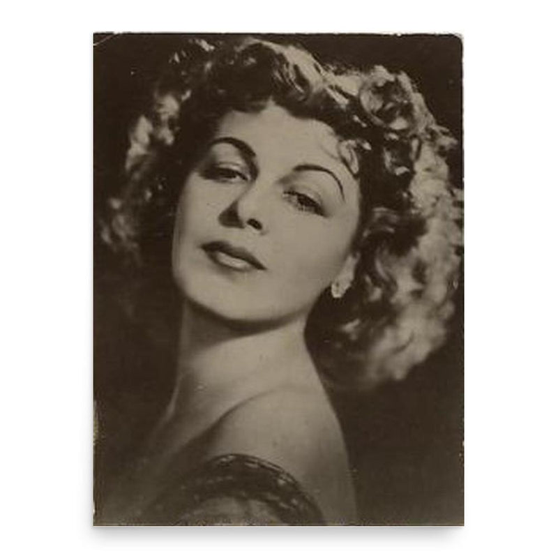 Elvira Godeanu poster print, in size 18x24 inches.