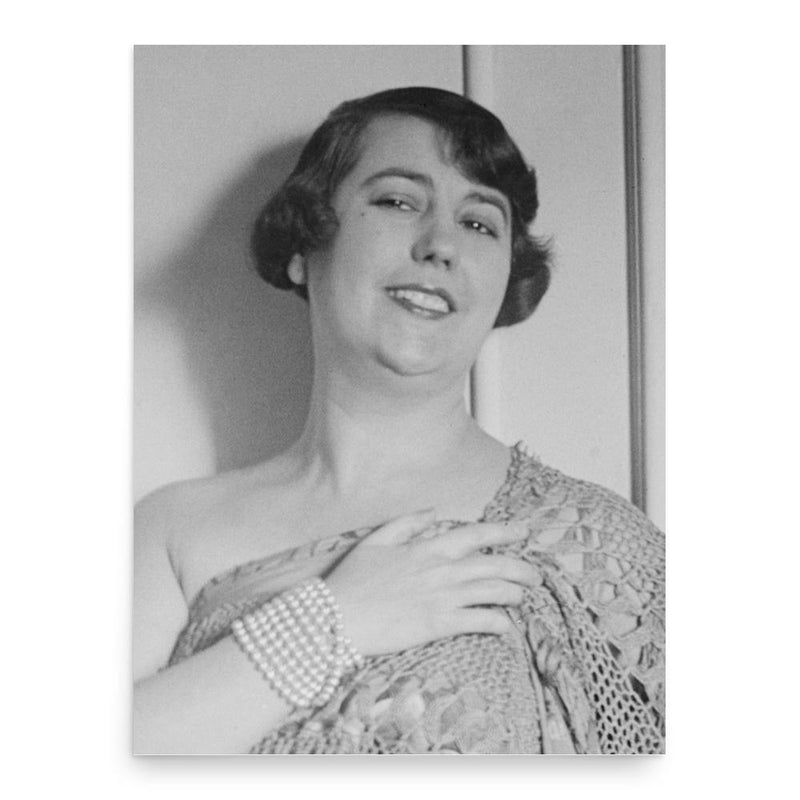 Elvira de Hidalgo poster print, in size 18x24 inches.