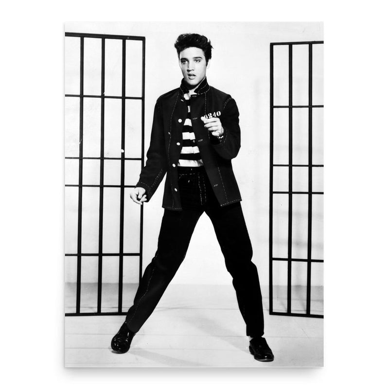 Elvis Presley poster print, in size 18x24 inches.