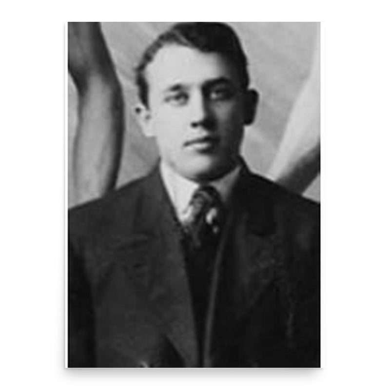 Elwood Brown poster print, in size 18x24 inches.