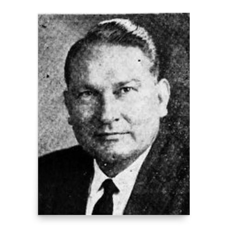 Elwood Romney poster print, in size 18x24 inches.