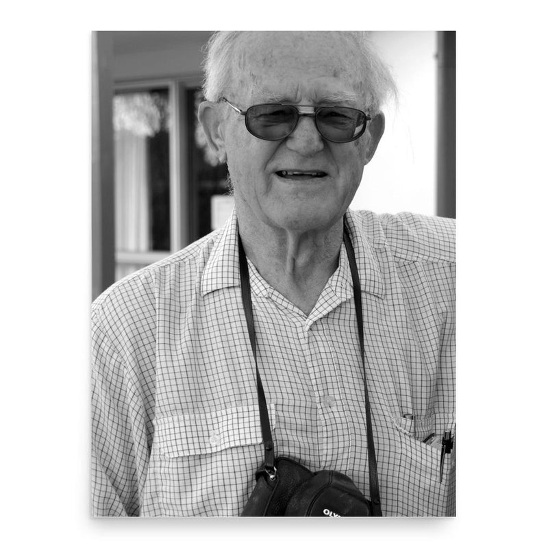 Elwyn Richardson poster print, in size 18x24 inches.