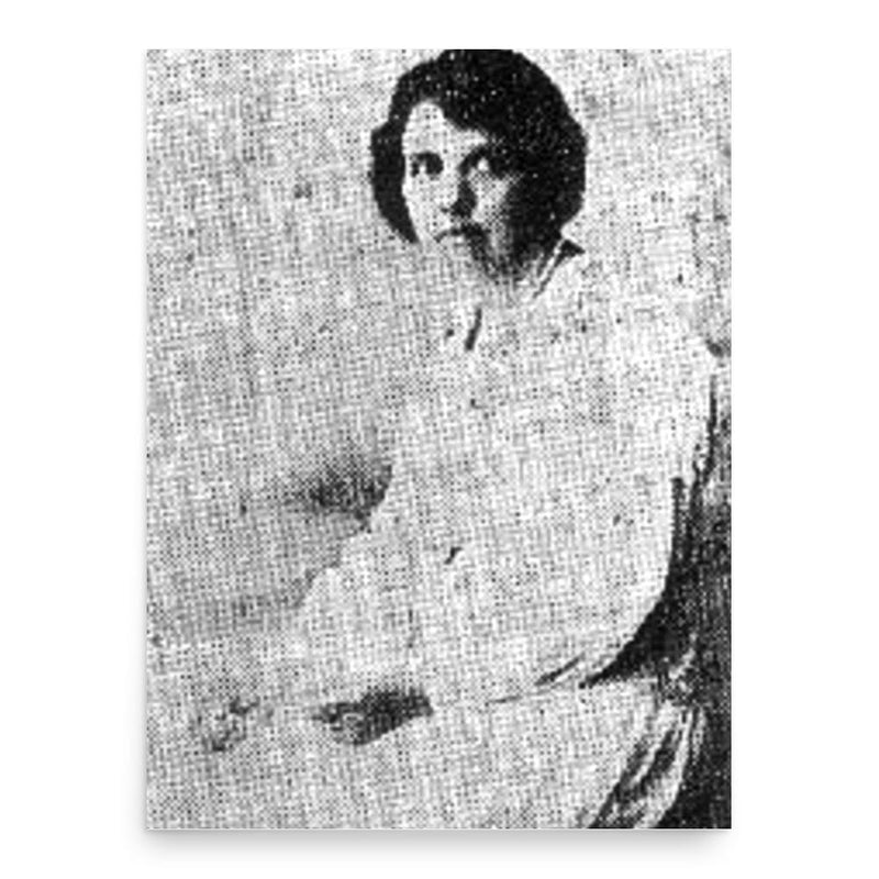 Elysa Ayala poster print, in size 18x24 inches.