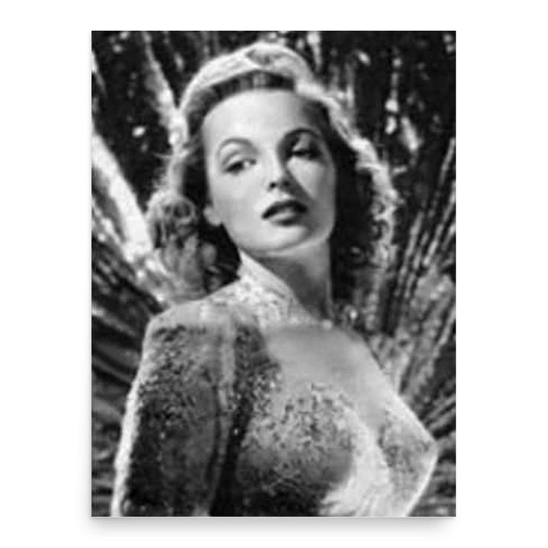 Elyse Knox poster print, in size 18x24 inches.