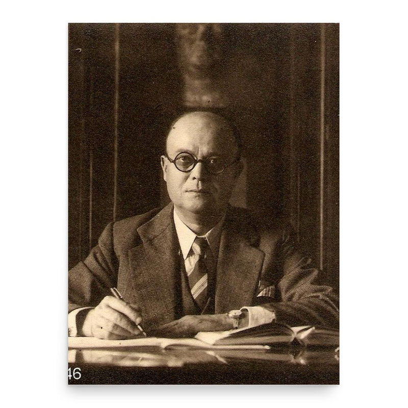 Emanuel Benjamin Vella poster print, in size 18x24 inches.