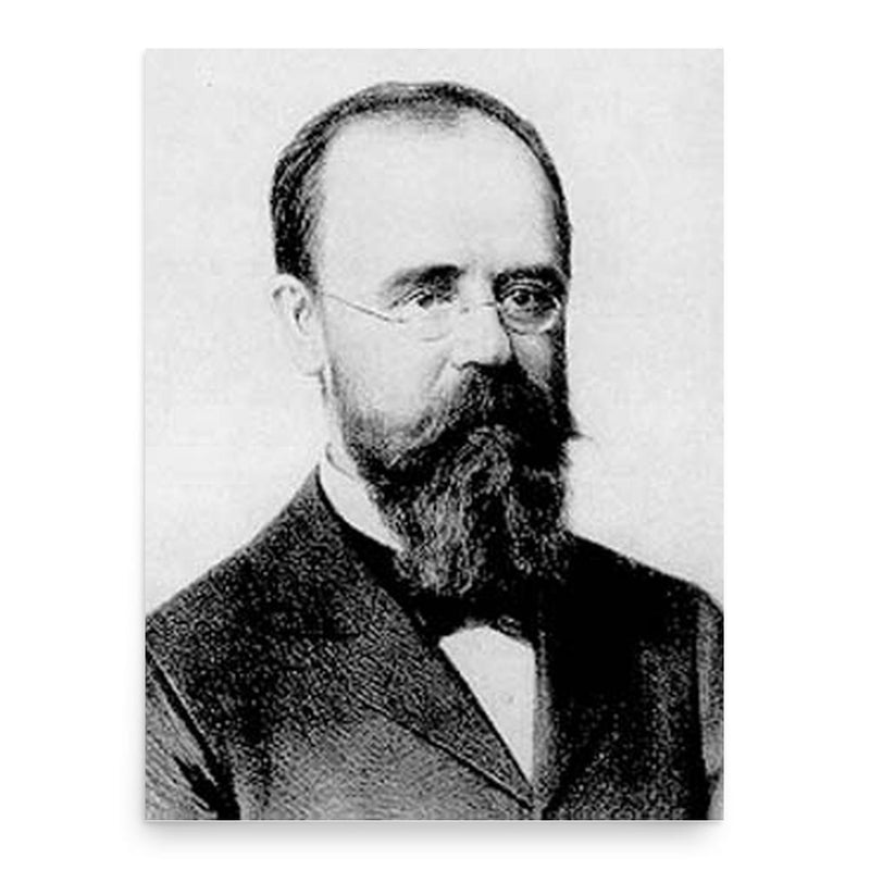 Emanuel Czuber poster print, in size 18x24 inches.