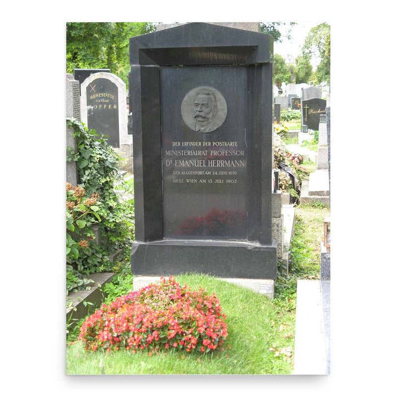 Emanuel Herrmann poster print, in size 18x24 inches.