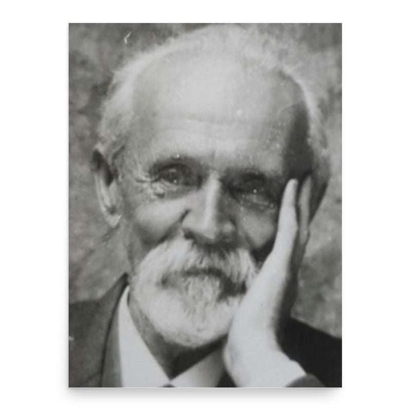 Emanuel Kayser poster print, in size 18x24 inches.