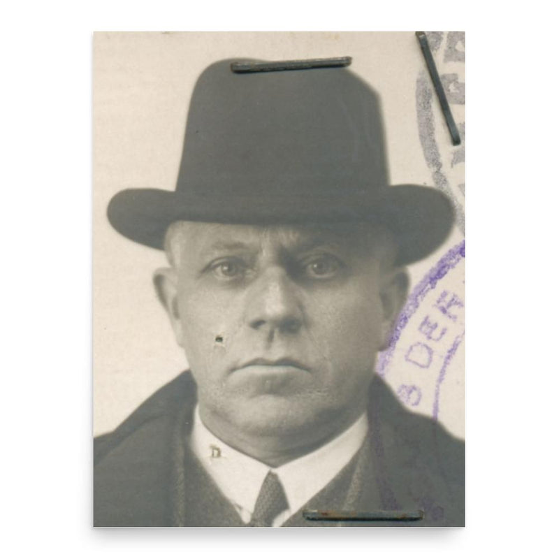 Emanuel Querido poster print, in size 18x24 inches.