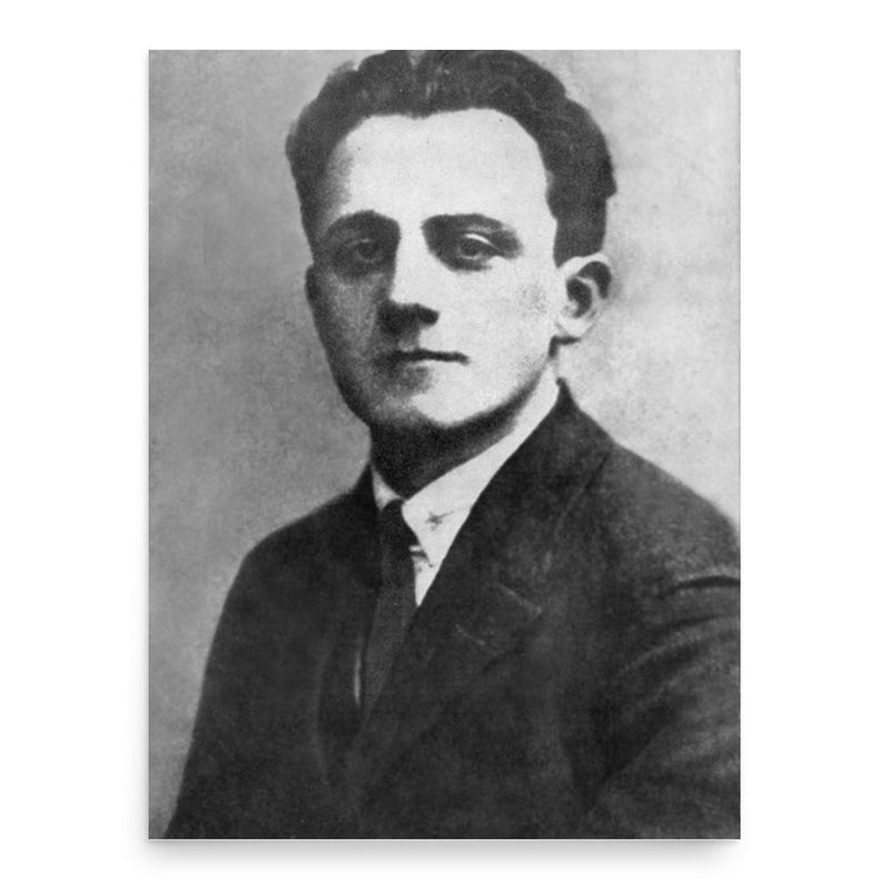 Emanuel Ringelblum poster print, in size 18x24 inches.