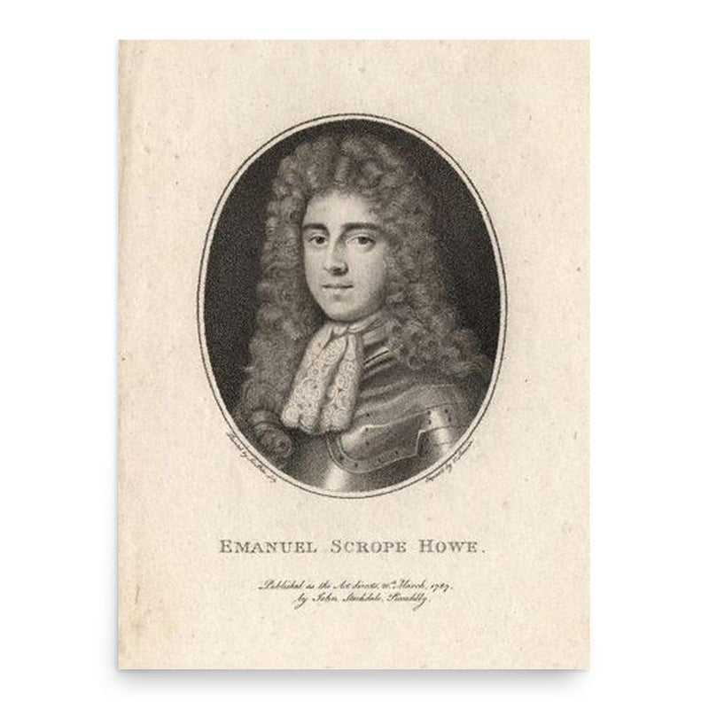 Emanuel Scrope Howe poster print, in size 18x24 inches.